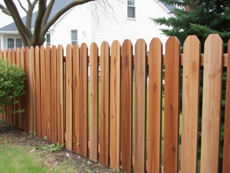 Fence repair and staining project in Parma Ohio